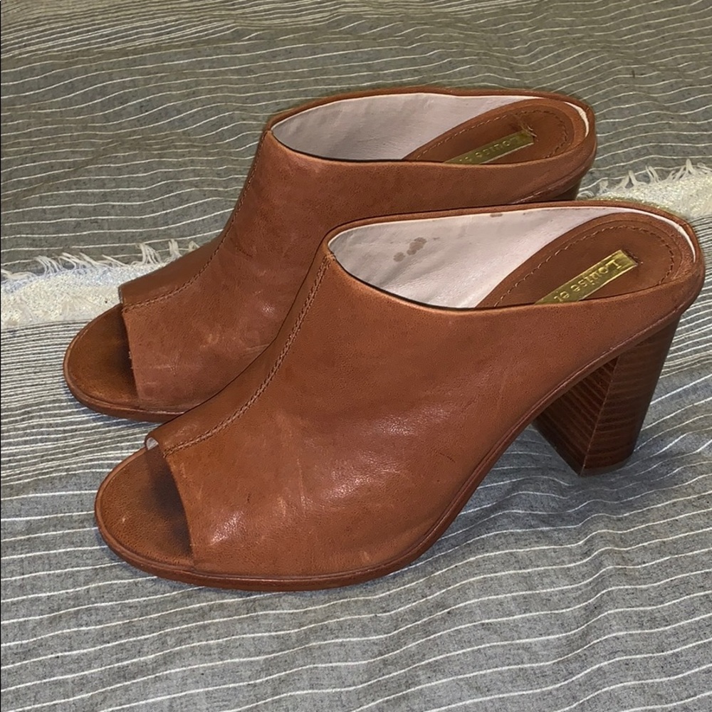 Louis et Cie Leather Mule Slides